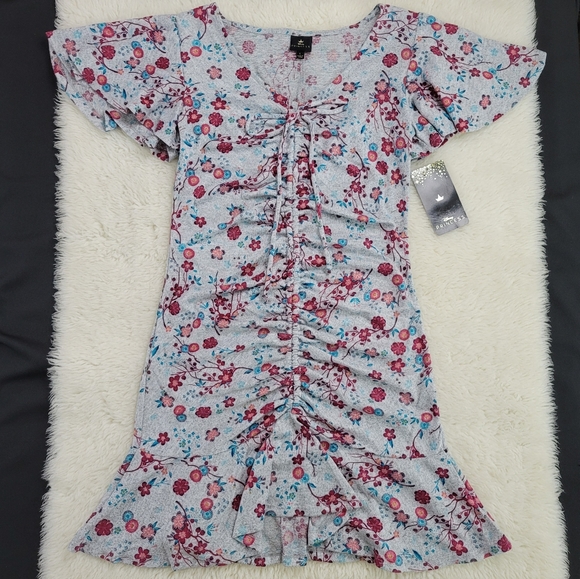 Disney Princess Mulan Flower Print Dress Sz L - Picture 14 of 14